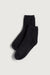 Organic cotton socks in black — main image