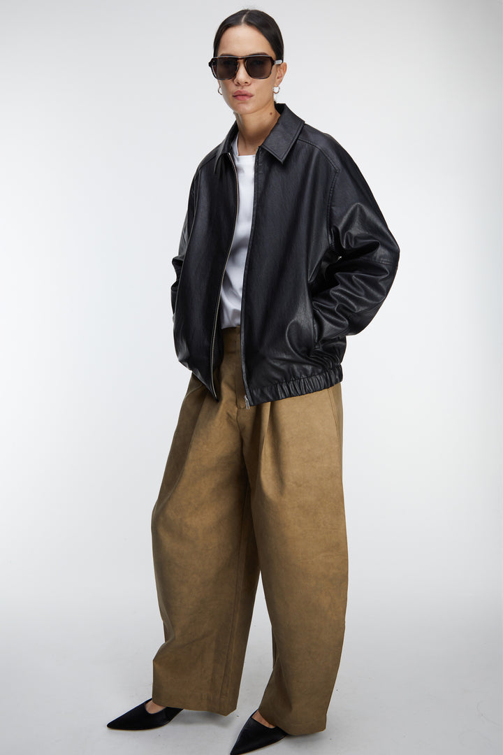 SQUARE AVIATOR SUNGLASSES in Tortoise Fog — alternate angle