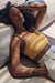 Knit bralette in melon — main image