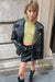 Relaxed fit cropped sweater in cedar — main image