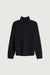 100% cashmere turtleneck sweater in black — main image