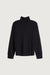 100% cashmere turtleneck sweater in black — main image