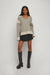 Striped sweater in beige stripe — main image