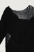 Distressed sweater in black — main image