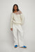 Distressed sweater in vanilla ice — main image
