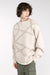 Spray paint effect sweater in oatmeal intarsia — main image