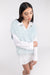 Fuzzy sweater vest in ballad blue — main image
