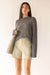 Crewneck sweater in lava smoke — main image