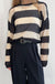 Light sweater with stripes in black stripe — main image