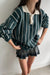 Striped rugby sweater in green — main image