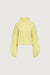 Mockneck sweater in lemon grass — main image