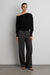 Off shoulder sweater in black — main image