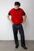 Cable knit sweater vest in lava falls — main image