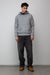 Sweater hoodie in heather medium grey — main image