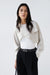 Cropped shrug sweater in oatmeal — main image