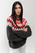 Nordic pattern sweater in charcoal — main image