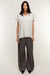 Wool-blend knit vest in light gray — main image