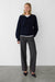 V-neck sweater in sky captain — main image