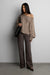 Wool-blend ribbed wide neckline sweater in moon rock — main image