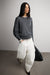 Merino wool sweater in dark heather grey — main image
