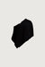Knit cape poncho in black — main image