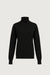 Turtleneck sweater in black — main image