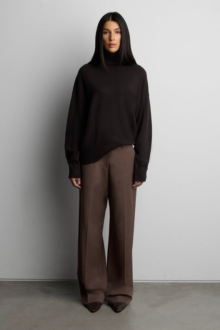 TURTLENECK SWEATER in PHANTOM GREY — alternate angle