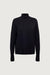 Turtleneck sweater in black — main image