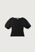 Bubble sleeve sweater in black — main image