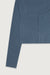 Square neck button front sweater in grasaille — main image