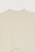 Cropped mockneck sweater in oatmeal — main image