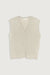 Relaxed fit vest in pure cashmere — main image