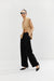 Relaxed fit vest in warm sand — main image