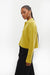 Collared polo sweater in cress green — main image