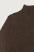 100% cashmere turtleneck sweater in turkish coffee — main image