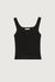 Sweater tank in black — main image