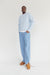 Classic fit sweater in dark illusion blue — main image