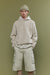 Classic fit sweater in heather oatmeal — main image