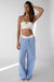 Bustier bikini top in cream — main image