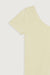 Scoop neck tee in beige — main image