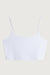 Cropped tank in white — main image