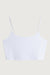 Cropped tank in white — main image