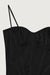 Corset tank in black — main image