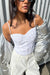Corset tank in cream — main image
