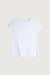 Cap sleeve t-shirt in white — main image