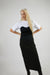Corset detail t-shirt in white — main image