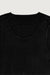 Long sleeve top with open back in black — main image