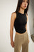 Corset shape tank in black beauty — main image