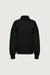 Turtleneck sweatshirt in black — main image