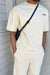 Fort' short sleeve sweatshirt in birch — main image